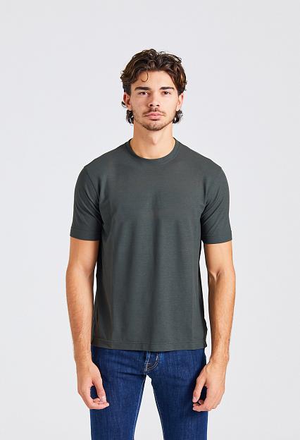 ZANONE T-Shirt MC Green Zan